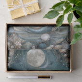 PAPIER MOUSSELINE MERMAID BY MOONLIGHT DECOUPAPAGE TISSUE PAPIER (Cadeau)