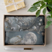 PAPIER MOUSSELINE MERMAID BY MOONLIGHT DECOUPAPAGE TISSUE PAPIER (Cadeau)