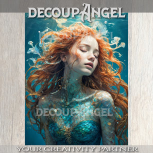 Papier Mousseline Mermaid Dream - Découpage -