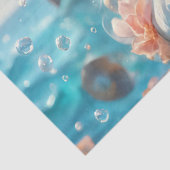 Papier Mousseline Mermaid Icy Blue - Pirates Cove decoupage (Détail)