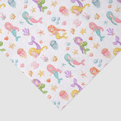 Papier Mousseline Mermaid Motif d'anniversaire (Détail)