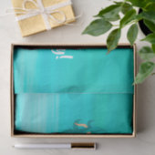 Papier Mousseline Mermaid princesse aquamarine eau de mer (Cadeau)