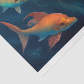 Papier Mousseline Mermaid Red Hair Queen v4 (Détail)