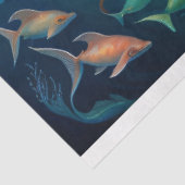 Papier Mousseline Mermaid Red Hair Queen v5 (Détail)