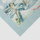 Papier Mousseline Mermaid Riding Serpent de mer Thunder_Cove   (Détail)