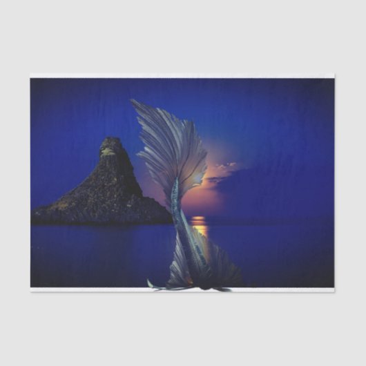 Papier Mousseline Mermaid Tissue Paper (Recto)