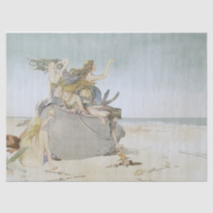 Papier Mousseline Mermaid Vintage Beach Starfish Ocean Decoupage