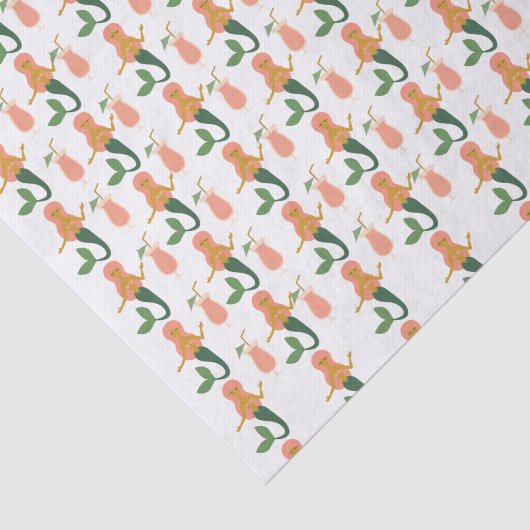 Papier Mousseline Mermaids + Mai Tais (Détail)