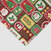 Papier Mousseline Merry and Bright Christmas (Détail)