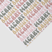 Papier Mousseline Merry & Bright Retro Colorful 80s Nostalgie tendan (Détail)