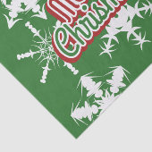 Papier Mousseline Merry Chrismukkah (Détail)