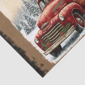 Papier Mousseline Merry Christmas Truck (Détail)