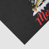 Papier Mousseline Merry Fishmas Funky Christmas Tree Lights Fish Fis (Détail)