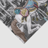 Papier Mousseline Merry Go Round Carousel (Détail)