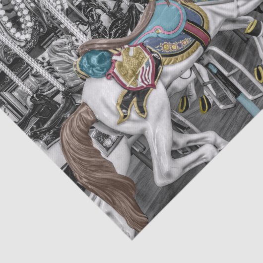 Papier Mousseline Merry Go Round Carousel (Détail)