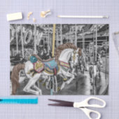 Papier Mousseline Merry Go Round Carousel (Artisanat)