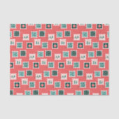 Papier Mousseline Merry Holly Days Stamps Tissue Paper (Recto)