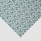 Papier Mousseline Merry Holly Days Tissue Paper (Détail)