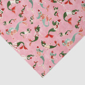 PAPIER MOUSSELINE MERRY MERMAIDS PINK (Détail)