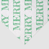 Papier Mousseline MERRY Modern Text Christmas Holiday Fun (Détail)