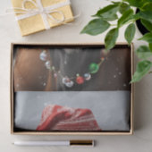 Papier Mousseline Merry Moo-mas : Vache habillée pour le Découpage d (Cadeau)