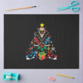 Papier Mousseline Merry Xmas Ice Hockey (Artisanat)