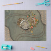 Papier Mousseline Merveilleuse horloge vapeur (Artisanat)