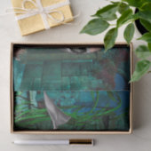 Papier Mousseline Merveilleuse sirène avec poisson imaginaire (Cadeau)