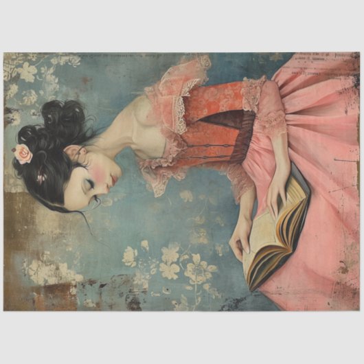 Papier Mousseline Merveilleusement Bizarre Vintage fille (Recto)