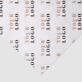 Papier Mousseline Message de logo personnalisé en mosaïque (Détail)