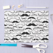 Papier Mousseline Messieurs Mustache Motif sous toutes les formes et (Artisanat)