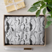 Papier Mousseline Messieurs Mustache Motif sous toutes les formes et (Cadeau)