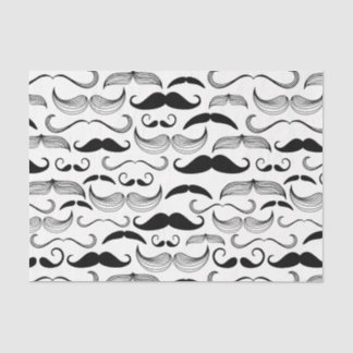 Papier Mousseline Messieurs Mustache Motif sous toutes les formes et
