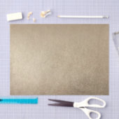 Papier Mousseline métal or classique élégant (Artisanat)