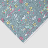 Papier Mousseline Métiers de notions de machine à coudre (Détail)