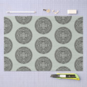 Papier Mousseline Mexicaine Aztec Sun Stone Maya Calendrier 1 (Artisanat)
