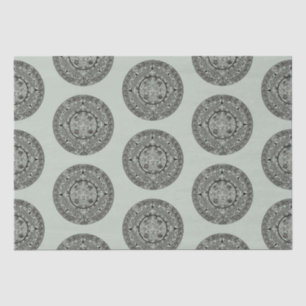 Papier Mousseline Mexicaine Aztec Sun Stone Maya Calendrier 1