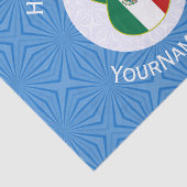 Papier Mousseline Mexican Angel Hanukkah Flag Personalized Gift (Détail)