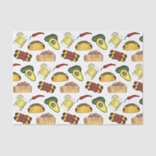 Papier Mousseline Mexique Tex Mex Nourriture Taco Enchilada Chimicha