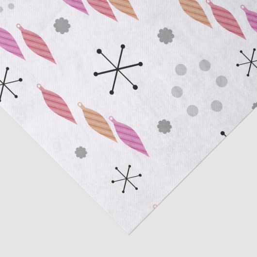 Papier Mousseline Mi-siècle hiver moderne (Détail)