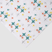 Papier Mousseline Mi-siècle moderne de l'ère atomique Starbursts Tur (Détail)