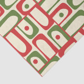 Papier Mousseline Mi-siècle moderne Piquet de Noël Moderniste (Détail)