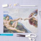 Papier Mousseline Michelangelo - Création d'Adam Isolé (Artisanat)