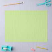 Papier Mousseline Micro pois blanc - Vert printemps (Artisanat)