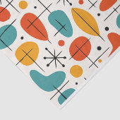 Papier Mousseline Mid Century Modern Starburst Pattern (Détail)