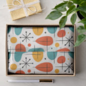 Papier Mousseline Mid Century Modern Starburst Pattern (Cadeau)