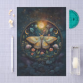 Papier Mousseline Midnight Gossamer Wings, Moth & Moon (Artisanat)