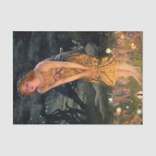 Papier Mousseline "Midsummer Eve" par Edward Robert Hughes (Recto)