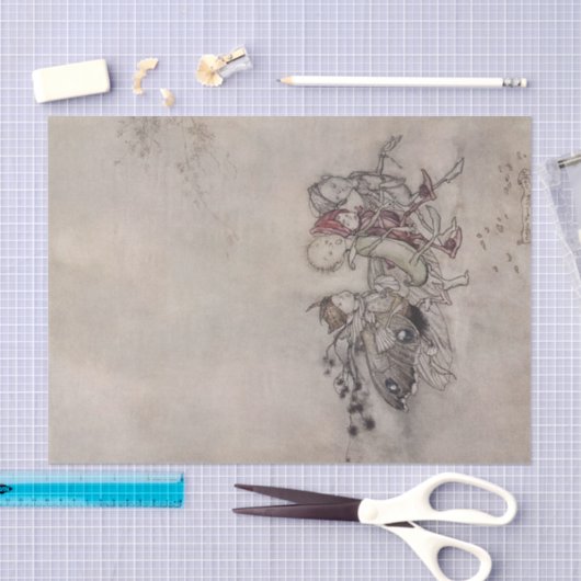Papier Mousseline "Midsummer Fairies" par Arthur Rackham (Artisanat)