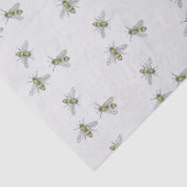 Papier Mousseline Miel Abeille Abeille Acheteur Papier cadeau (Détail)